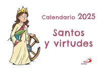 CALENDARIO DE PARED SANTOS Y VIRTUDES 2025