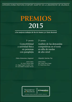 PREMIOS 2015 A LOS MEJORES TRABAJOS DE FIN DE MASTER Y/O TESIS DOCTORAL